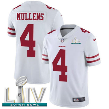 Nick Mullens San Francisco 49ers white Vapor jersey
