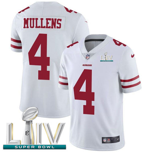 Nick Mullens San Francisco 49ers white Vapor jersey