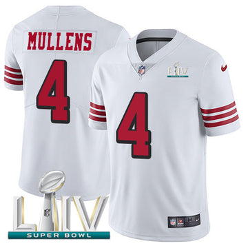 Nick Mullens San Francisco 49ers white Vapor jersey