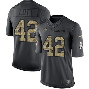 Ronnie Lott San Francisco 49ers black Salute To Service jersey