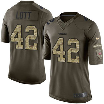 Ronnie Lott San Francisco 49ers green Salute To Service jersey