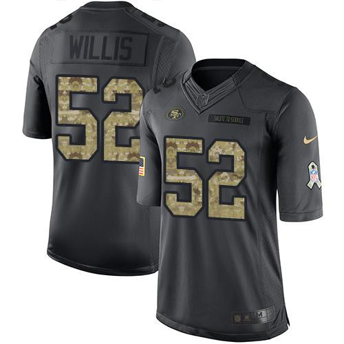 Patrick Willis San Francisco 49ers black Salute To Service jersey