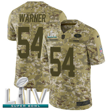 Fred Warner San Francisco 49ers camo Salute To Service jersey