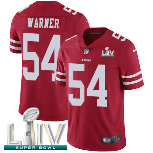 Fred Warner San Francisco 49ers red Vapor jersey