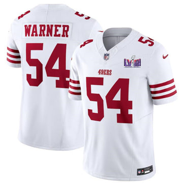 Fred Warner San Francisco 49ers white Color Rush jersey