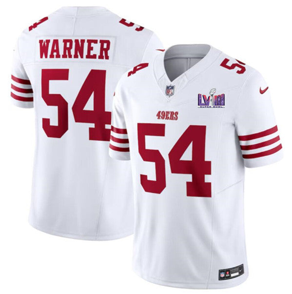 Fred Warner San Francisco 49ers white Color Rush jersey