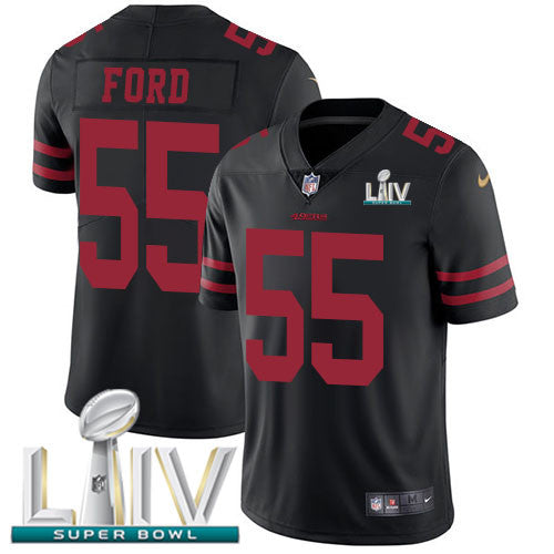 Dee Ford San Francisco 49ers black Vapor jersey
