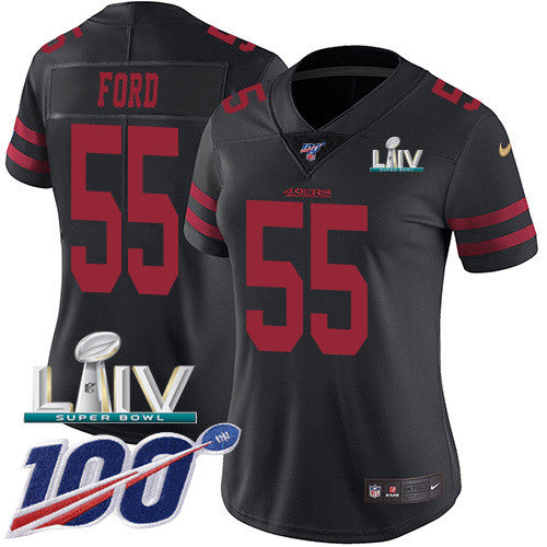 Dee Ford San Francisco 49ers black Vapor jersey