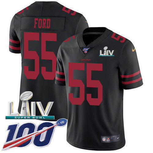 Dee Ford San Francisco 49ers black Vapor jersey