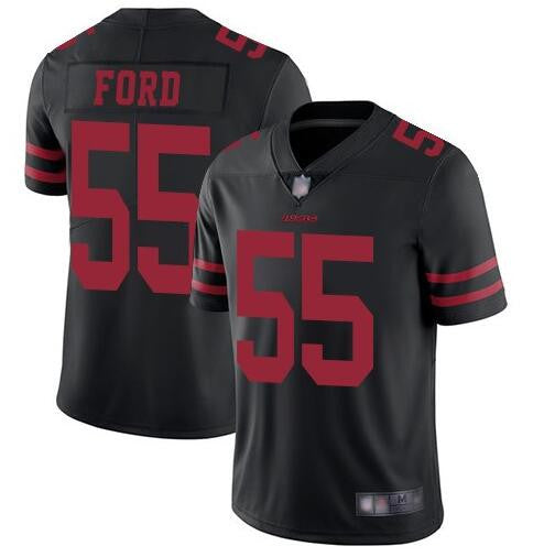 Dee Ford San Francisco 49ers black Vapor jersey
