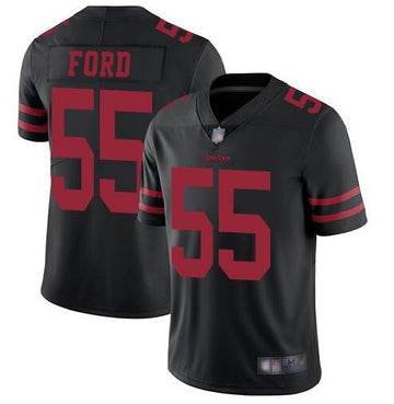 Dee Ford San Francisco 49ers black Vapor jersey