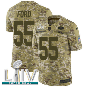 Dee Ford San Francisco 49ers camo Salute To Service jersey