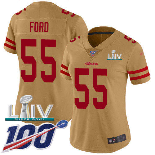 Dee Ford San Francisco 49ers gold Inverted Legend jersey