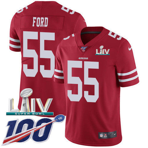 Dee Ford San Francisco 49ers red Vapor jersey