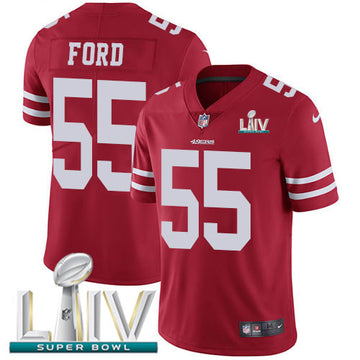 Dee Ford San Francisco 49ers red Vapor jersey