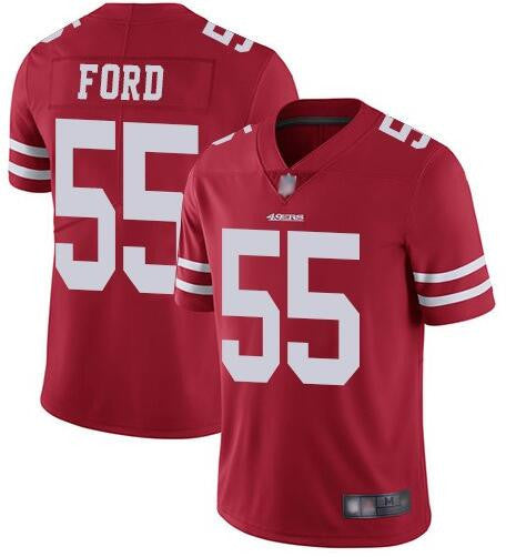 Dee Ford San Francisco 49ers red Vapor jersey