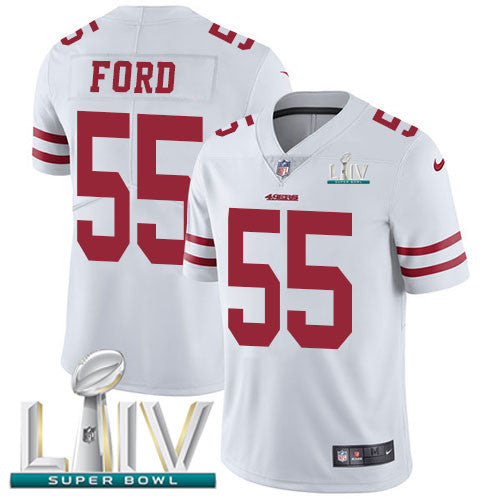 Dee Ford San Francisco 49ers white Vapor jersey