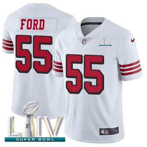 Dee Ford San Francisco 49ers white Vapor jersey