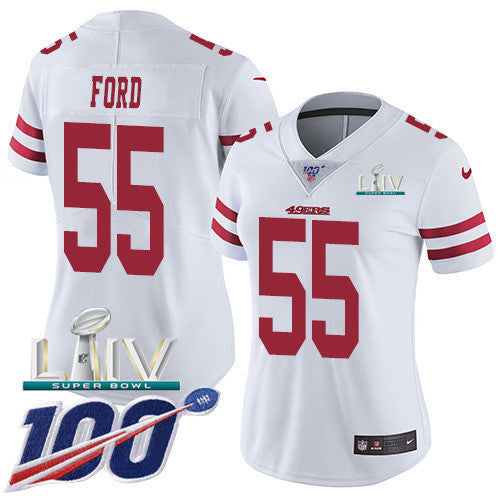 Dee Ford San Francisco 49ers white Vapor jersey