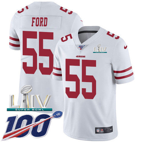 Dee Ford San Francisco 49ers white Vapor jersey