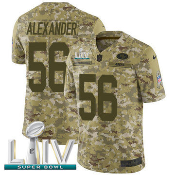 Kwon Alexander San Francisco 49ers camo Salute To Service jersey