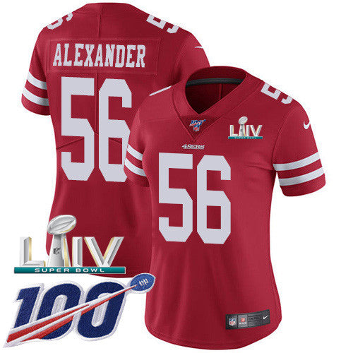 Kwon Alexander San Francisco 49ers red Vapor jersey