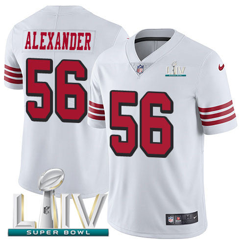Kwon Alexander San Francisco 49ers white Vapor jersey