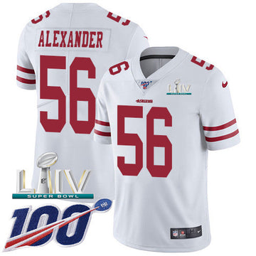 Kwon Alexander San Francisco 49ers white Vapor jersey