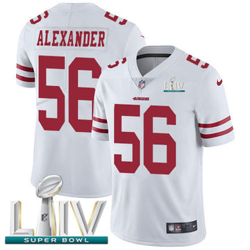 Kwon Alexander San Francisco 49ers white Vapor jersey