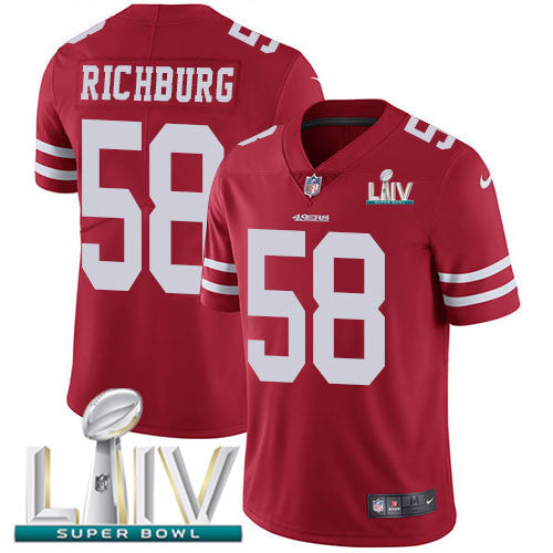 Weston Richburg San Francisco 49ers red Vapor jersey