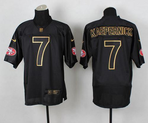 Colin Kaepernick San Francisco 49ers black Elite jersey