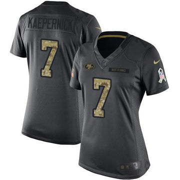 Colin Kaepernick San Francisco 49ers black Salute To Service jersey