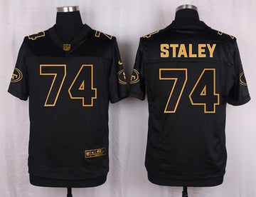 Joe Staley San Francisco 49ers black Pro Line jersey