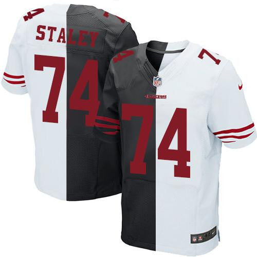 Joe Staley San Francisco 49ers black Elite jersey