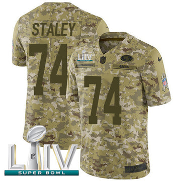 Joe Staley San Francisco 49ers camo Salute To Service jersey