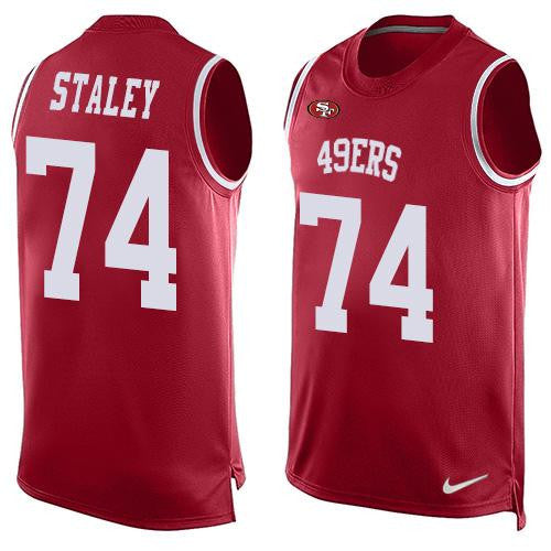Joe Staley San Francisco 49ers red Limited jersey