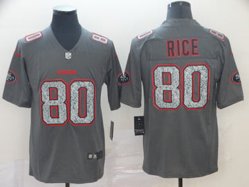 Jerry Rice San Francisco 49ers gray Untouchable jersey