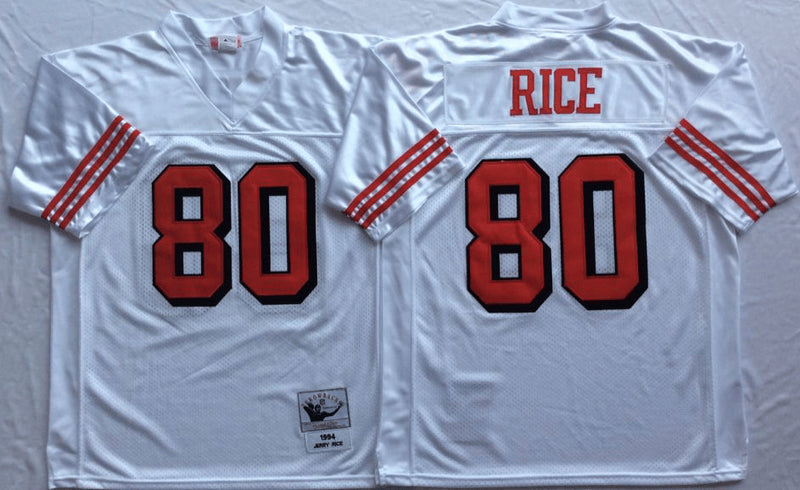 Jerry Rice San Francisco 49ers white jersey
