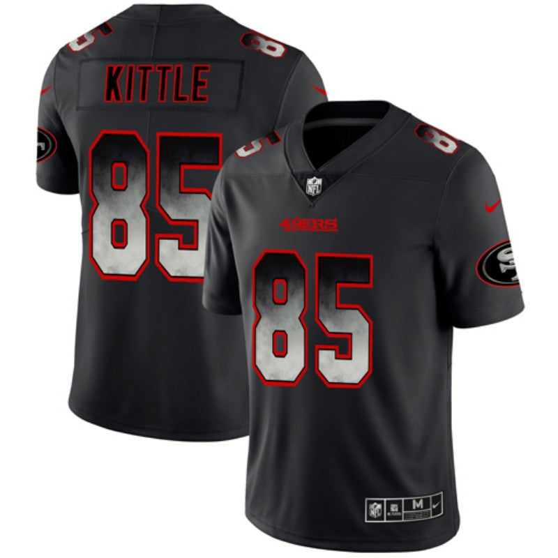 George Kittle San Francisco 49ers black Vapor jersey
