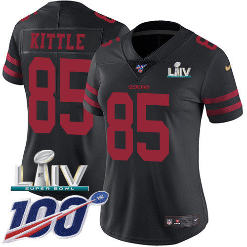 George Kittle San Francisco 49ers black Vapor jersey