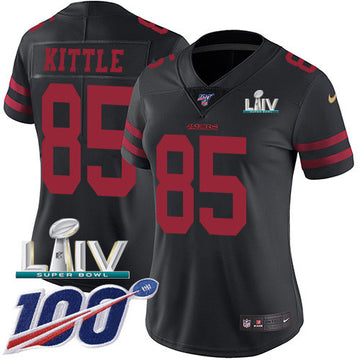 George Kittle San Francisco 49ers black Vapor jersey