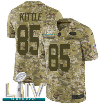 George Kittle San Francisco 49ers camo Salute To Service jersey