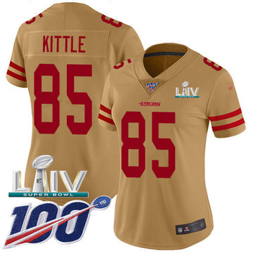 George Kittle San Francisco 49ers gold Inverted Legend jersey