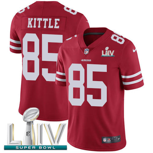 George Kittle San Francisco 49ers red Vapor jersey