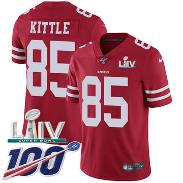 George Kittle San Francisco 49ers red Vapor jersey