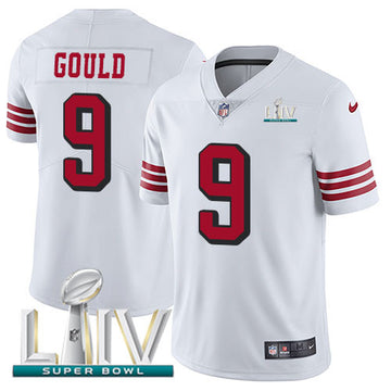 Robbie Gould San Francisco 49ers white Vapor jersey