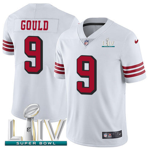 Robbie Gould San Francisco 49ers white Vapor jersey