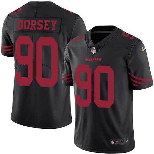 Glenn Dorsey San Francisco 49ers black Limited jersey