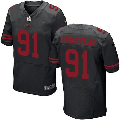 Arik Armstead San Francisco 49ers black Elite jersey