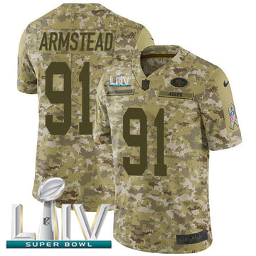 Arik Armstead San Francisco 49ers camo Salute To Service jersey